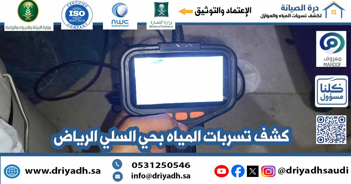 شركة كشف تسربات المياه بحي السلي الرياض